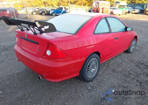 2005 Honda Civic Vp z USA, uszkodzony, nr VIN 1HGEM22165L041798